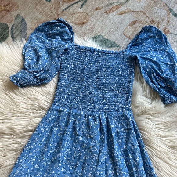 REFORMATION Elle Mini Dress In Suzette - Picture 8 of 10